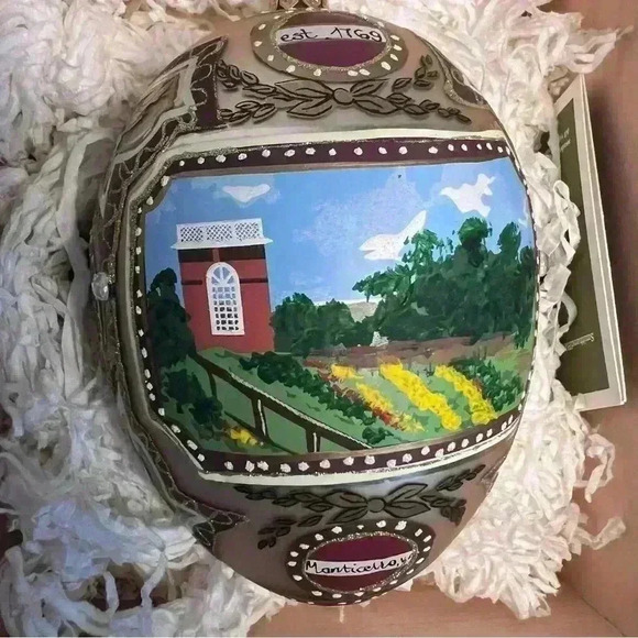 Smith & Hawken 2008 Limited Edition MONTICELLO EGG Mouthblown #648 of 1200 - Picture 1 of 6